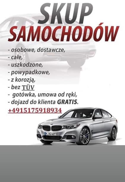 Polskie skupy samochodów - Niemcy