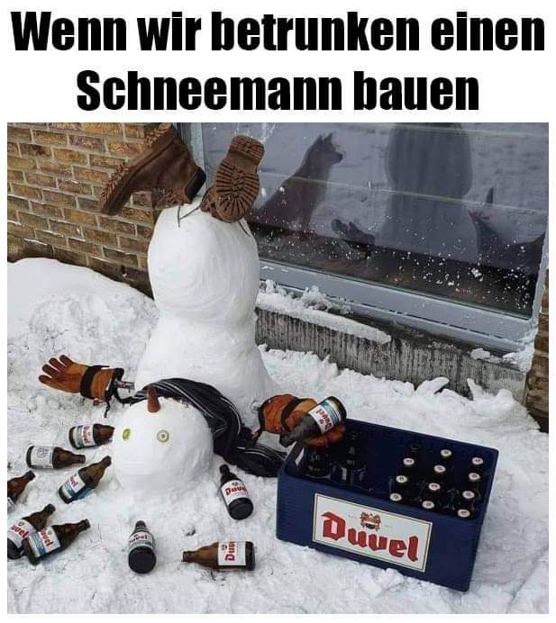 der Schneemann - bałwan